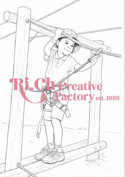 🌈 My Life, In Colour (kids colouring book) 14 working days