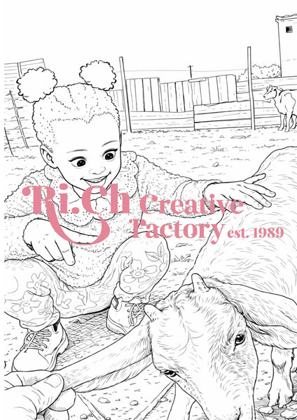 🌈 My Life, In Colour (kids colouring book) 14 working days