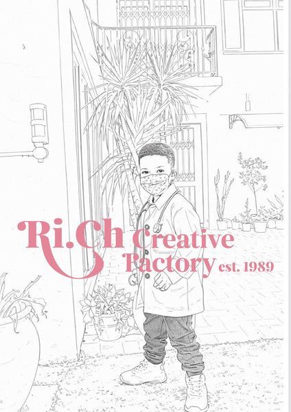 🌈 My Life, In Colour (kids colouring book) 14 working days