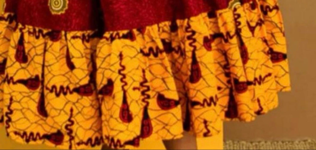 Mombasa Frill Pants (14 working days) yellow frill differs slightly
