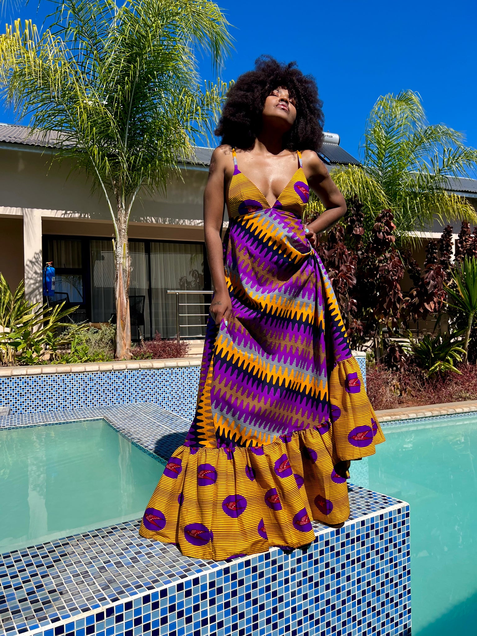The Pemba Dress – Birds in Bloom Edition