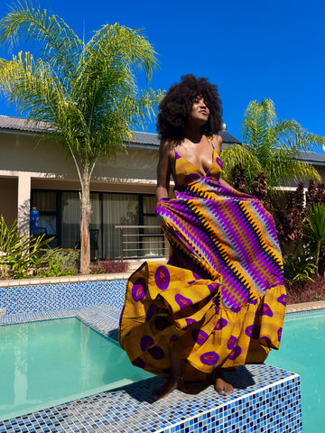 The Pemba Dress – Birds in Bloom Edition