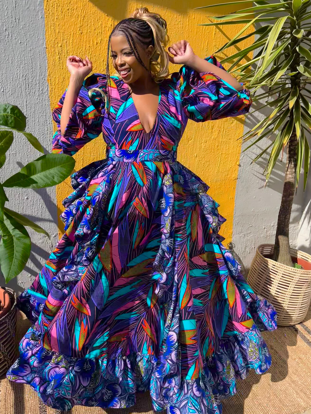 Ife Dress (14 Working Days) (Frill differs with each dress.)