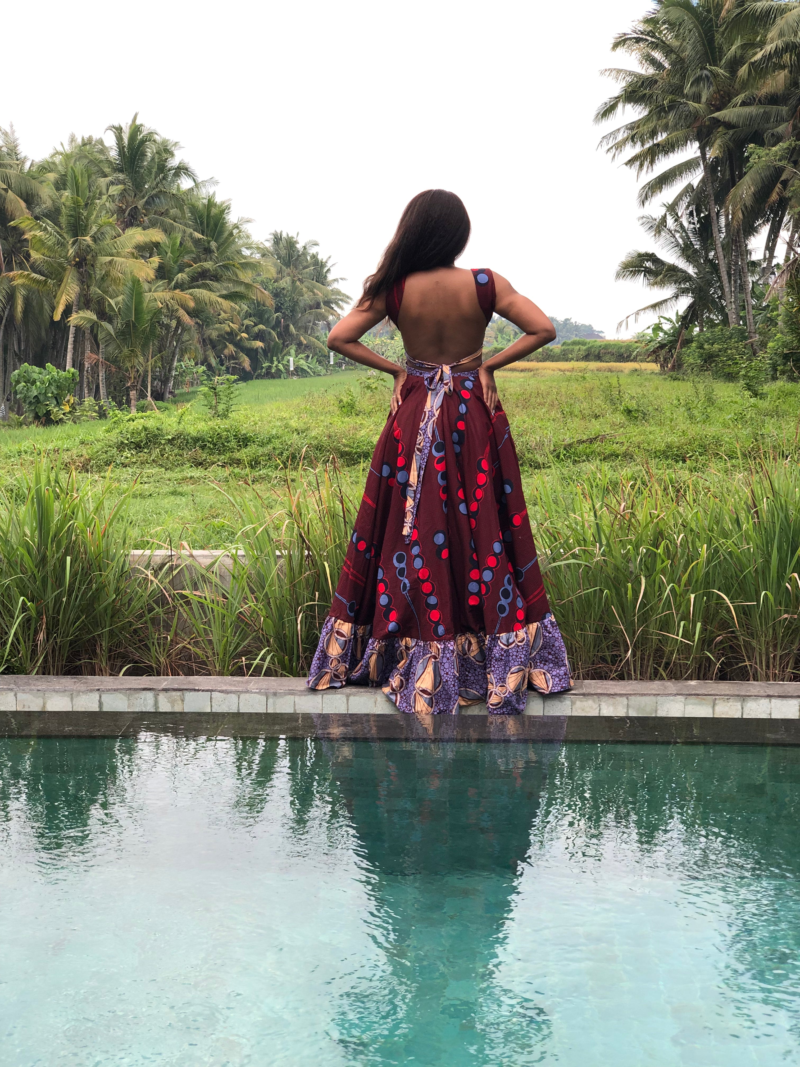 Bali backless Dress (14 Working Days) (Frill differs with each dress)