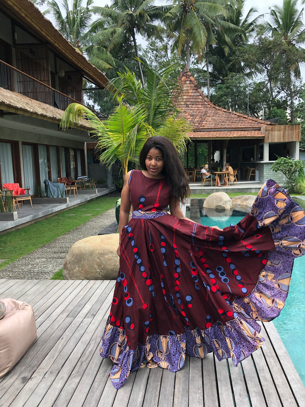 Bali backless Dress (14 Working Days) (Frill differs with each dress)