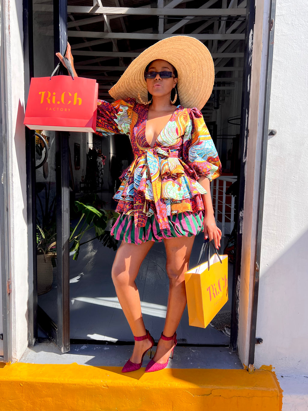 Miami Peplum Top