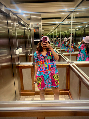 Boubou shirt dress colourful (14 working days)
