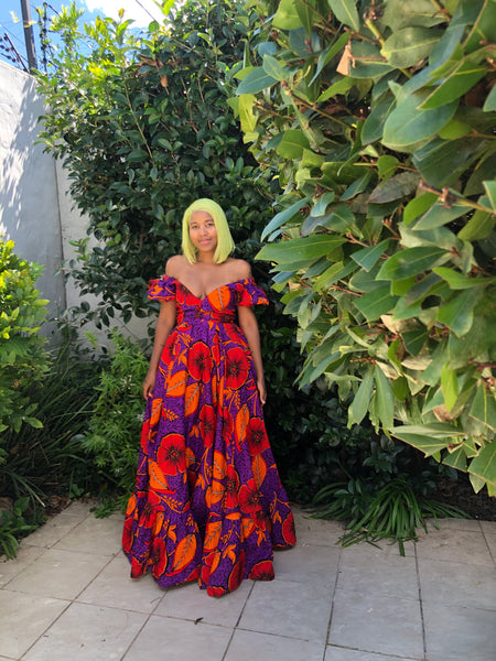 Purple Hibiscus Maxi (14 woring days)