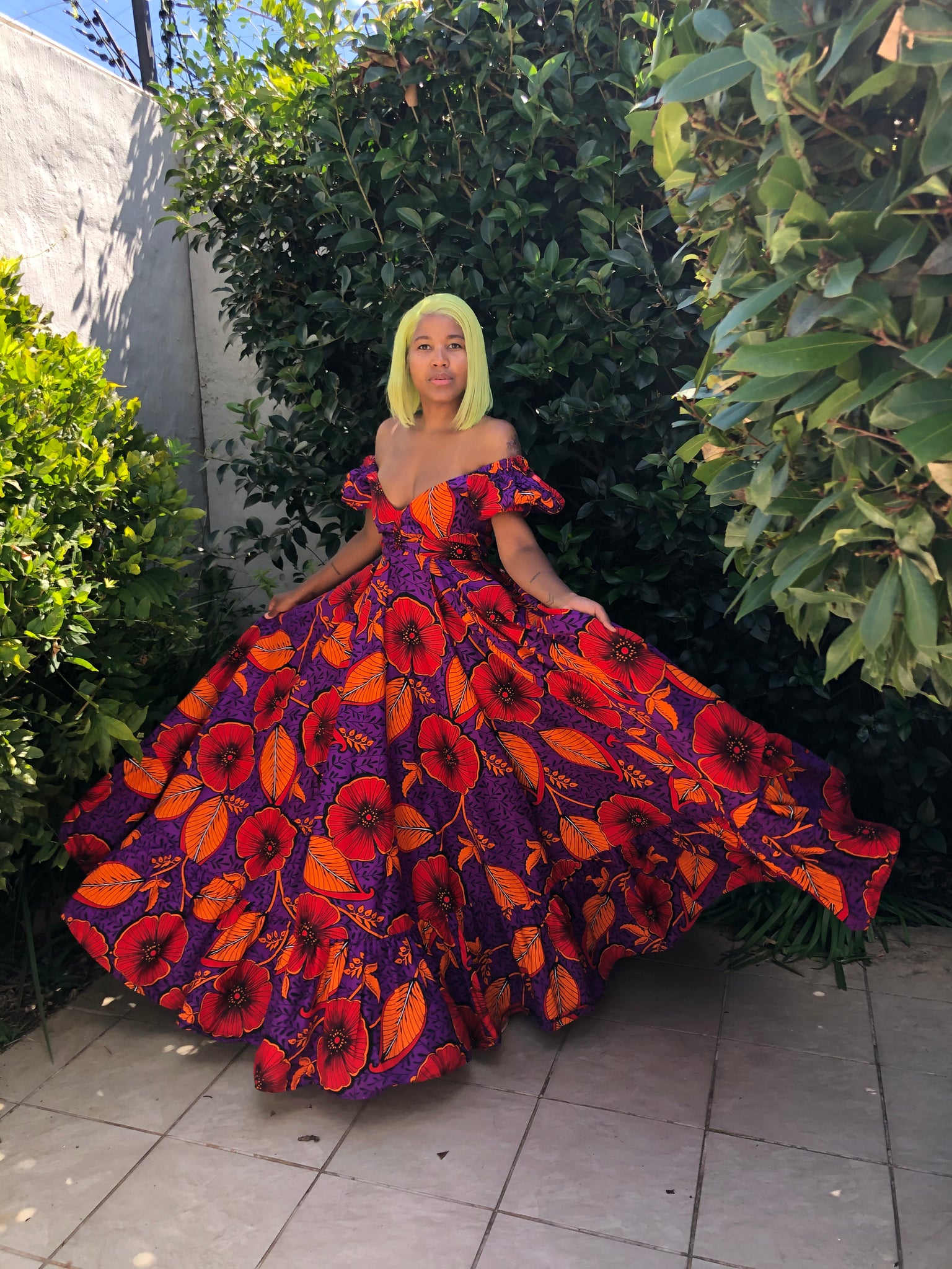 Purple Hibiscus Maxi (14 woring days)