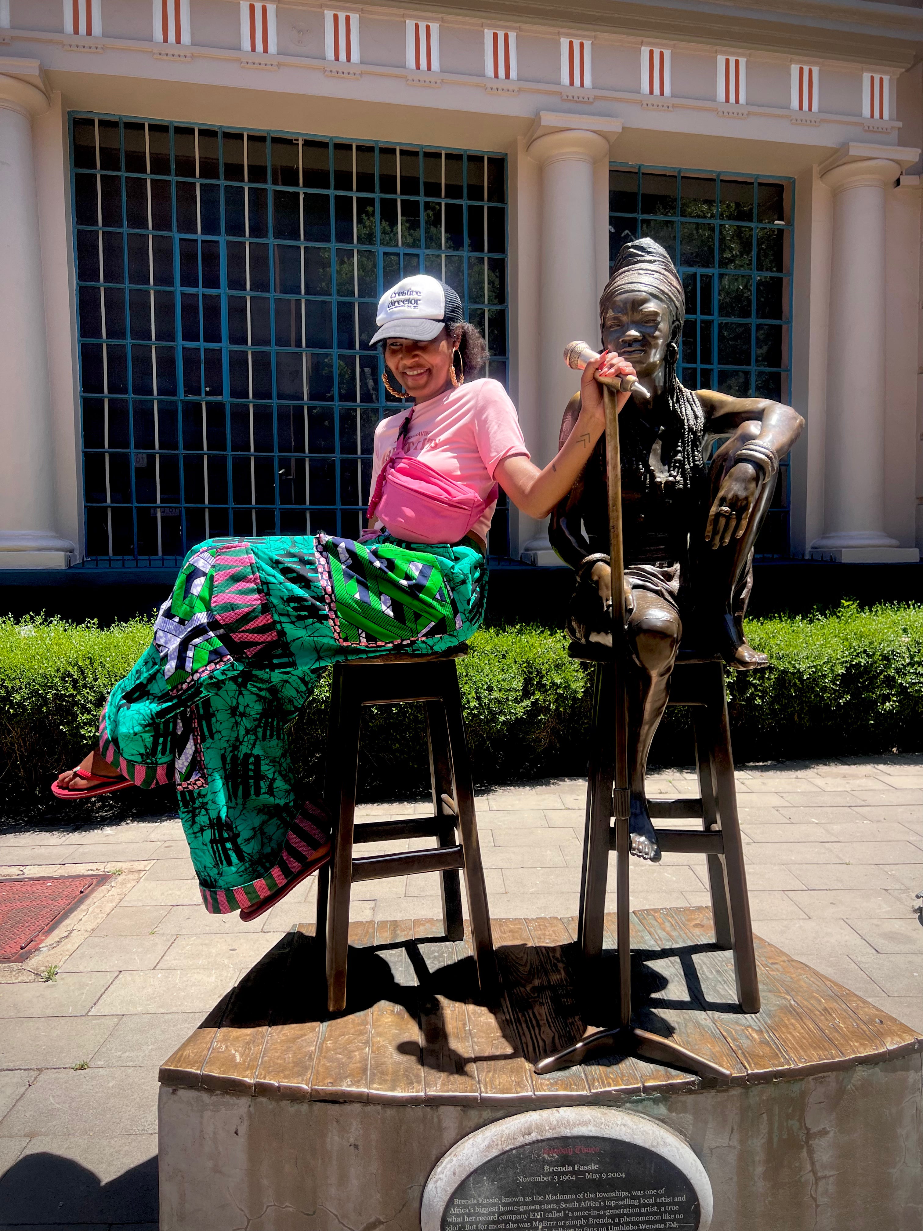 Ubud Pants | African Print Wide-Leg Cargo Pants